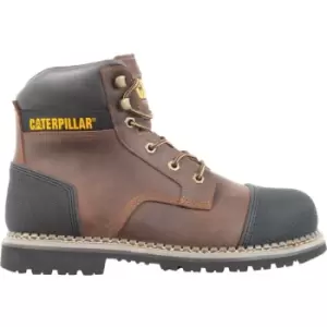 Caterpillar - CAT Powerplant, Safety Boots, Brown, Size 8 - Brown