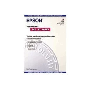 Epson C13S041068 A3 Photo Quality Inkjet Paper 102g x100
