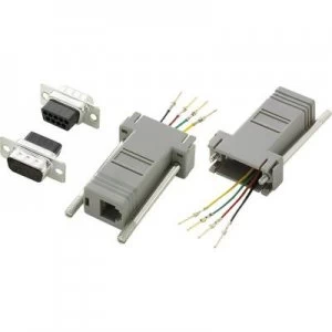 D SUB adapter D SUB plug 9 pin RJ11 socketConrad Components1 pcs
