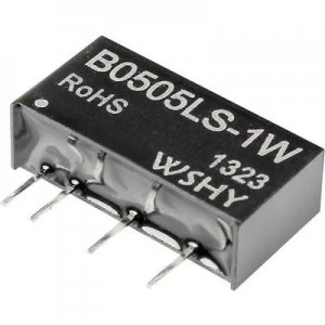 B0505LS 1W DCDC converter print 5 Vdc 5 Vdc 200 mA 1 W No. of outputs 1 x