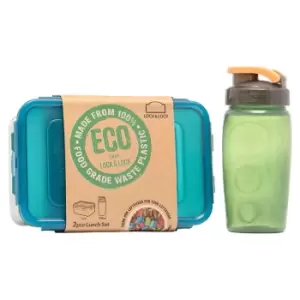 Eco Lunch Set and Bottle 2 Piece HPL817HBTRCL - Lock N Lock
