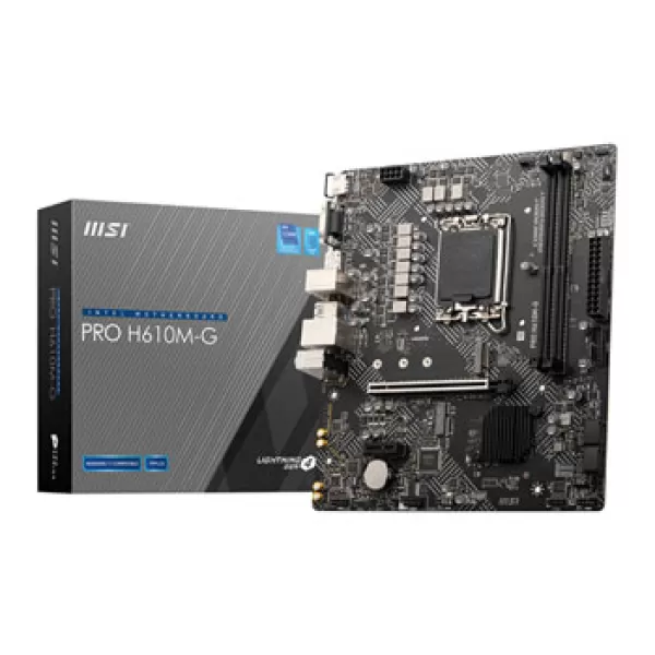 MSI PRO H610M-G DDR4 Intel H610 LGA 1700 micro ATX