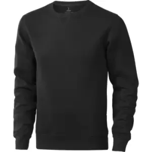 Elevate Mens Surrey Crew Neck Sweater (XXS) (Anthracite)