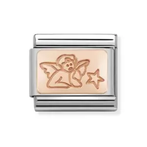 Nomination Classic Rose Gold Angel of Wishes Charm
