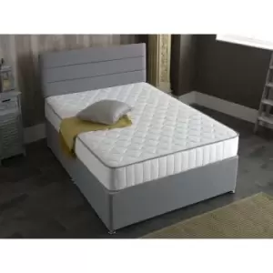 Starlight Beds - Victoria White Castle Memory Foam Hybrid Spring Mattress, 3ft Single