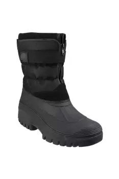 Cotswold Chase Touch Fastening and ZIP Up Winter Boot Female Black UK Size 5