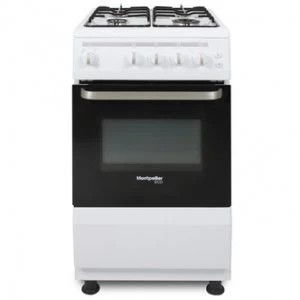 Montpellier SCG50W Single Oven Gas Cooker