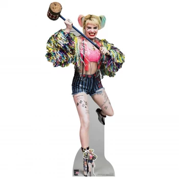 Birds of Prey Harley Quinn with Mallet Oversized Cardboard Cut Out