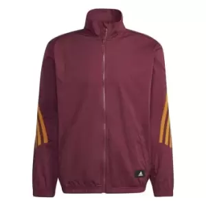 adidas FIeece WV Track Jacket Mens - Red