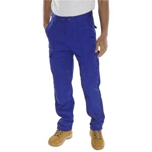Super Click Workwear Drivers Trousers Royal Blue 36 Ref PCTHWR36 Up to