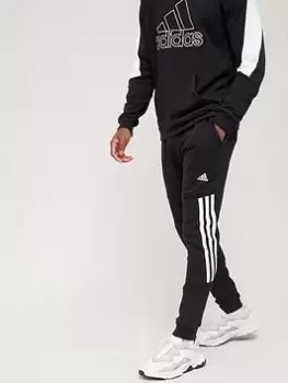 adidas Future Icons 3 Stripe Pants - Black, Size L, Men