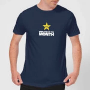 Plain Lazy Employee Of The Month Mens T-Shirt - Navy - XL