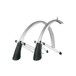 SKS Commuter Mudguard Set With Spoiler In Silver