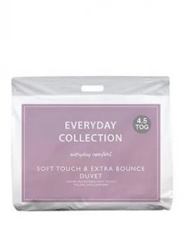 Everyday Collection Soft Touch and Extra Bounce 4.5 Tog Duvet