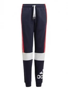 Adidas Boys Colour Block Fleece Pants