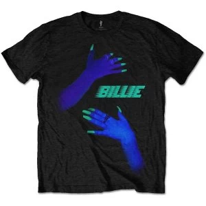 Billie Eilish - Hug Unisex Small T-Shirt - Black