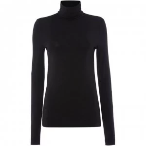 Wolford Viscose roll neck pullover - Black