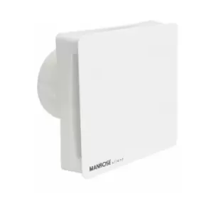 100mm Silent Concealed Fan with Timer - CSF100T - White - Manrose