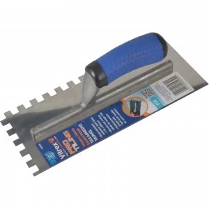 Vitrex Professional Stainless Steel 10mm Notched Adhesive Trowel 11" 4" 1/2"