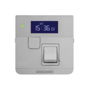 Sangamo Powersaver Plus Electronic 24 Hour Fused Boost Controller Silver - PSPSF24S