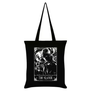 Deadly Tarot The Slayer Tote Bag (One Size) (Black/White)