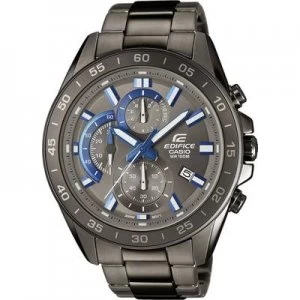 Casio Chronograph Wristwatch EFV-550GY-8AVUEF (L x W x H) 53 x 47 x 12.1mm Black Enclosure material=Stainless steel Material (watch strap)=Stainless s