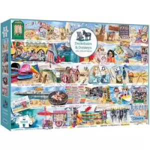 Deckchairs and Donkeys Jigsaw Puzzle - 1000 Pieces