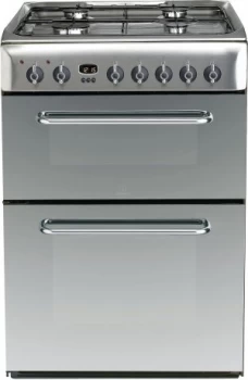 Indesit KDP60SE Double Oven Dual Fuel Cooker