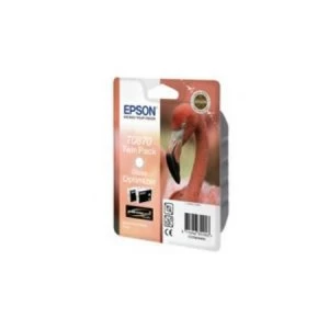 Epson Flamingo T0870 Glossy Optimiser Ink Cartridge