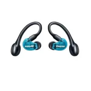 Shure SE21DYBL+TW2-EFS headphones/headset True Wireless Stereo (TWS) Ear-hook In-ear Sports USB Type-C Bluetooth Blue