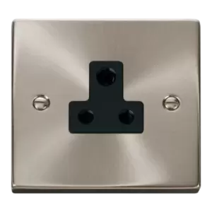 Click Scolmore Deco 5A Round Pin Socket - VPSC038BK
