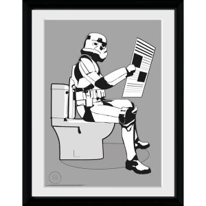 Stormtrooper Storm Pooper Collector Print