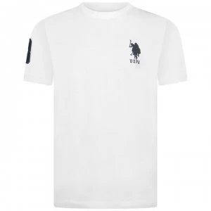 US Polo Assn Logo T Shirt - Bright White