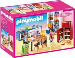 Playmobil 70206 Dollhouse Family Kitchen Playset