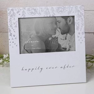 6" x 4" - Amore By Juliana Photo Frame - Happily Ever After