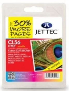 JetTec Canon CLI526 Tri Colour Ink Cartridge