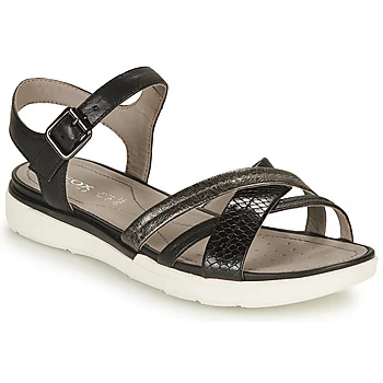 Geox D SANDAL HIVER A womens Sandals in Black,4,5,7.5