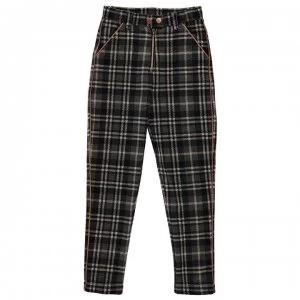 Firetrap Tapered Trousers Junior Girls - Checked