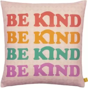 Be Kind 100% Recycled Cushion Multi / 43 x 43cm / Polyester Filled