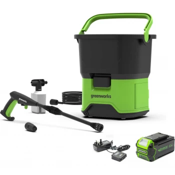 40V Cordless Pressure Washer with 4Ah Battery & Charger