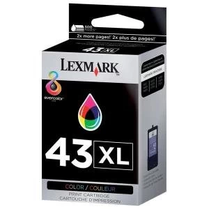 Lexmark 43XL Tri Colour Ink Cartridge