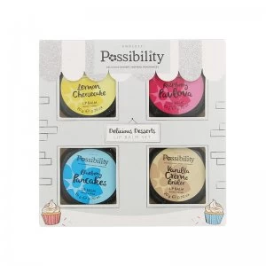 Possibility Delicious Deserts Lip Balm Gift Set 4x20g