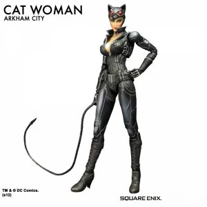 DC Batman Arkham City Catwoman Play Arts KAI Action Figure