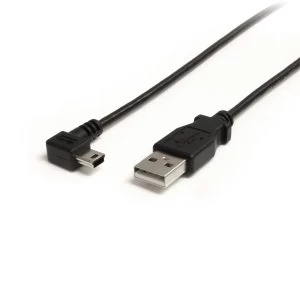 6 ft Mini USB Cable A to Right Angle Mini B