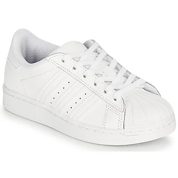 adidas SUPERSTAR C boys's Childrens Shoes (Trainers) in White