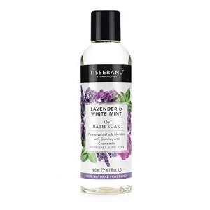 Tisserand Aromatherapy The Bath Soak Lavender and White Mint 200ml