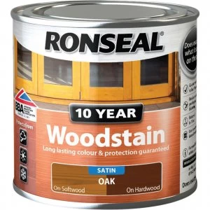 Ronseal 10 Year Wood Stain Oak 250ml