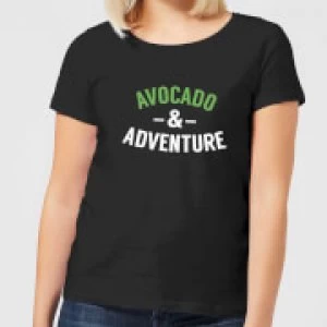 Avocado and Adventure Womens T-Shirt - Black - 5XL