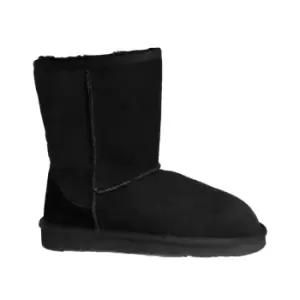 Eastern Counties Leather Womens/Ladies Jodie Sheepskin Short Plain Boots (5 UK) (Black)