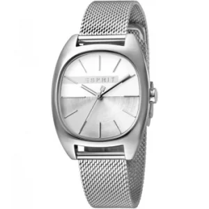 Esprit Infinity Womens Watch featuring a Stainless Steel Mesh Strap and Silver Dial